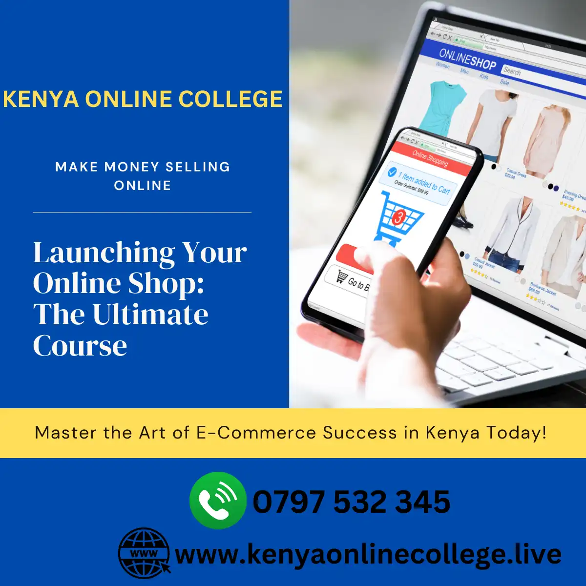 How to start an online shop in Kenya