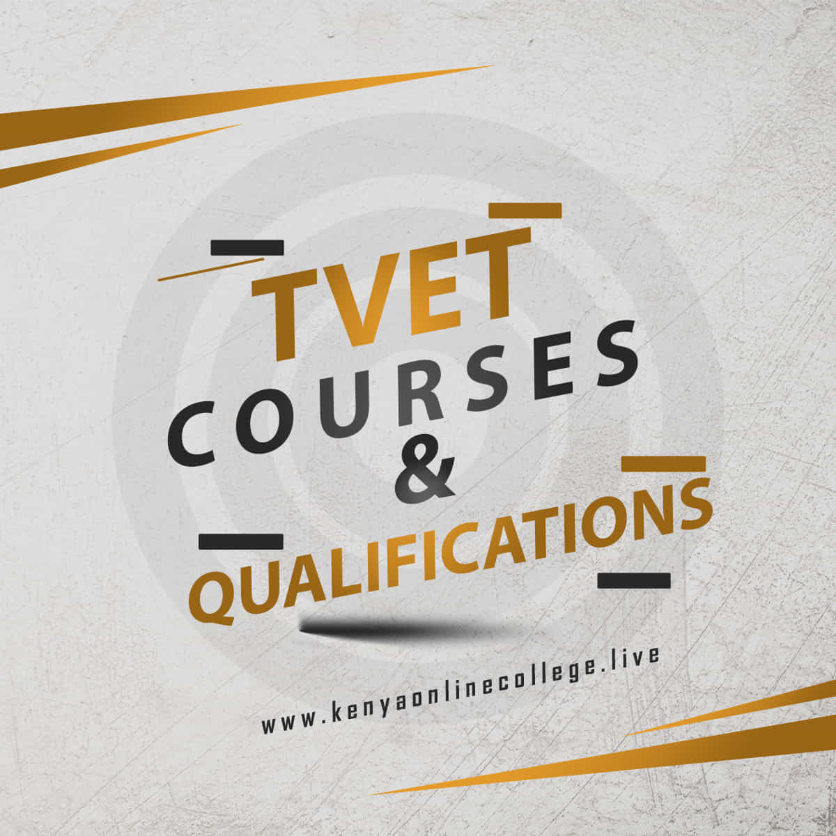 TVET courses and qualifications