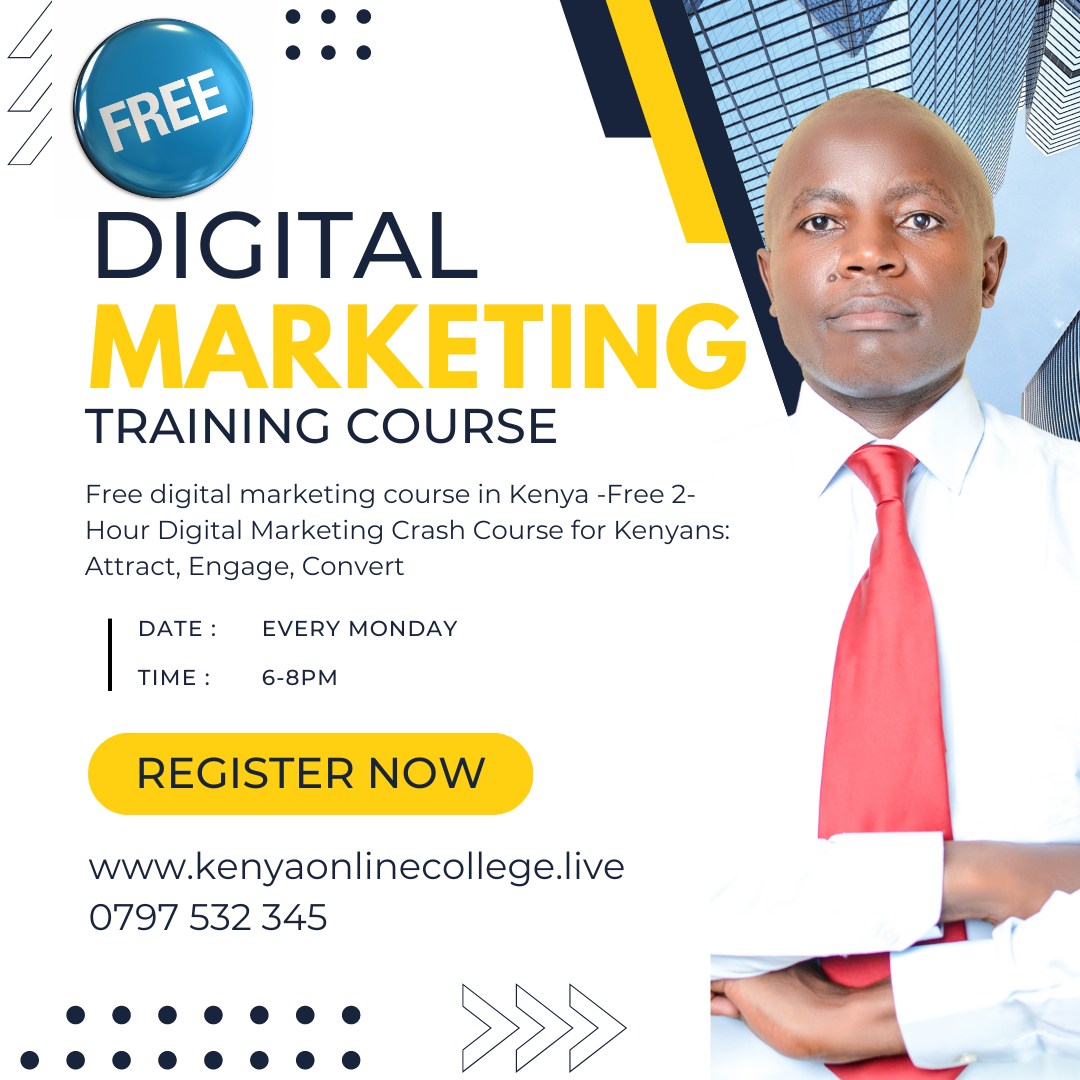 Free digital marketing course in Kenya