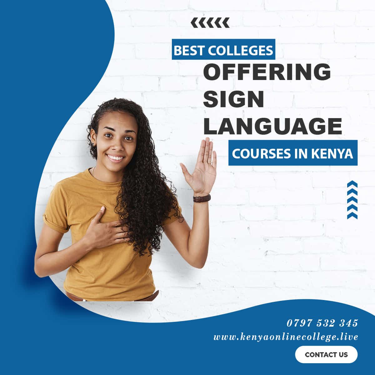 Colleges offering sign language courses in Kenya